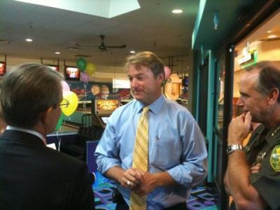 From L to R are Carson City Mayor Bob Crowell, Congressman Dean Heller and Sheriff Ken Furlong.