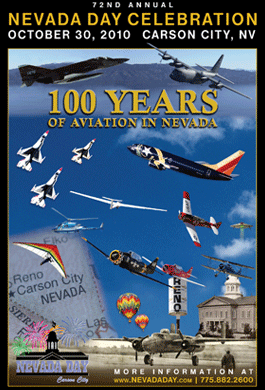 Nevada Day Theme - 100 Years of Aviation.