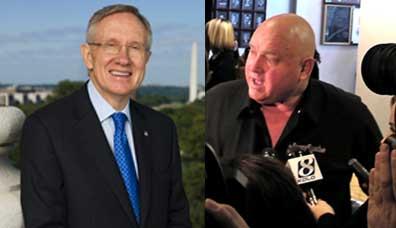 Sen. Harry Reid and Dennis Hof