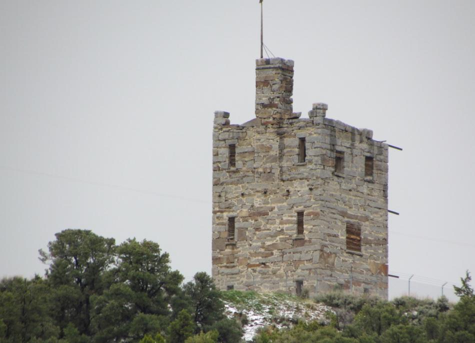 Stokes Castle, a historical building, is located in Austin.  Photo by Elaine Quilici