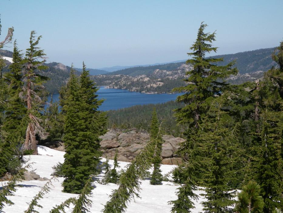 Caples Lake as seen from the Winnemucca Lake trail. Photo by Elaine Quilici