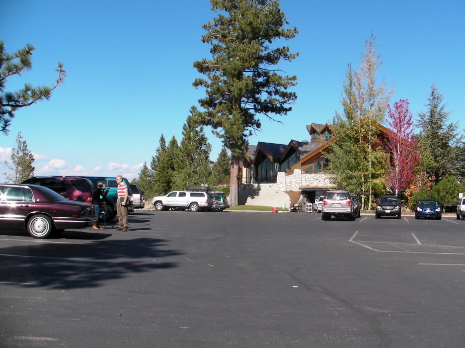 This parking lot will be removed and replaced with the public beach.