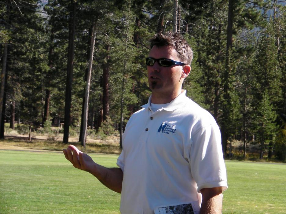 Jason Drew is a watershed science and planning group leader for the project.