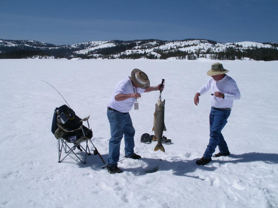 Silver Lake ice fishing