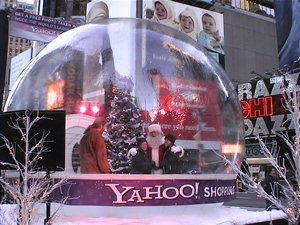 A giant snow globe with Santa will be featured at Heavenly Holidays in the Village at South Lake Tahoe.