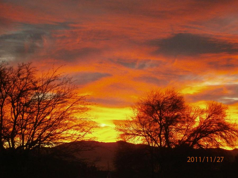 November Sunrise from Heaven Hill Way