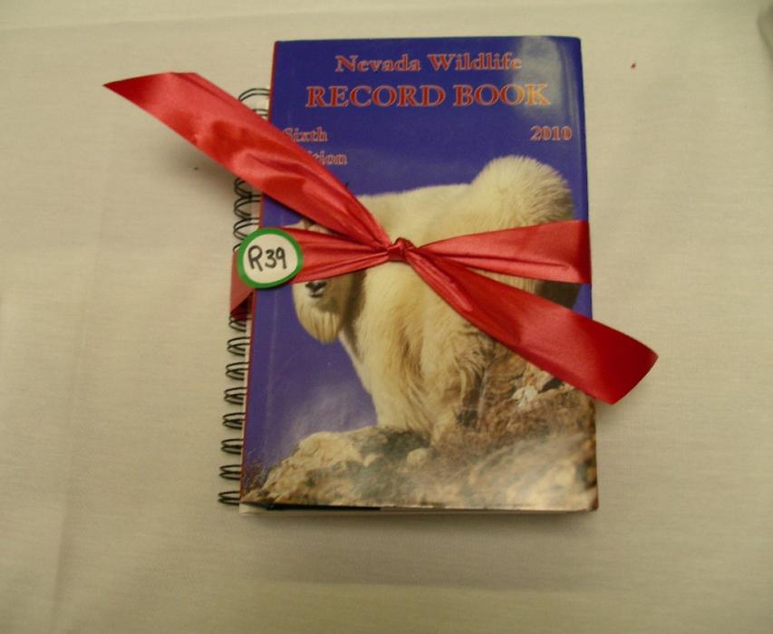 Raffle prize No. 39: The Nevada Record Book and Field Guide.  Photo by Don Quilici