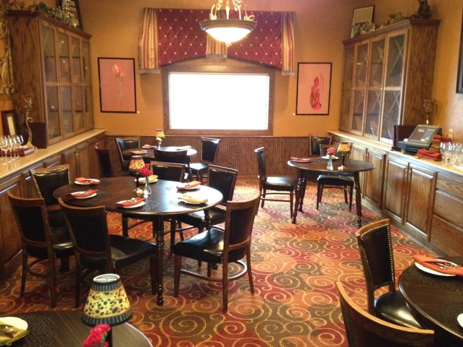 The back room of Adele's