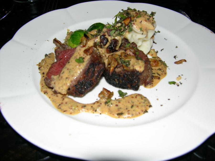 Savory lamb chops inspired by the Abowd's trip to Seville, Spain.