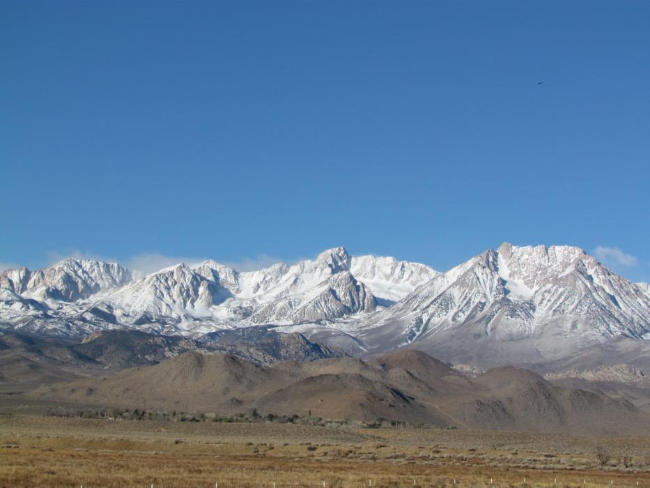 The High Sierra Mountains, west of Bishop, California.