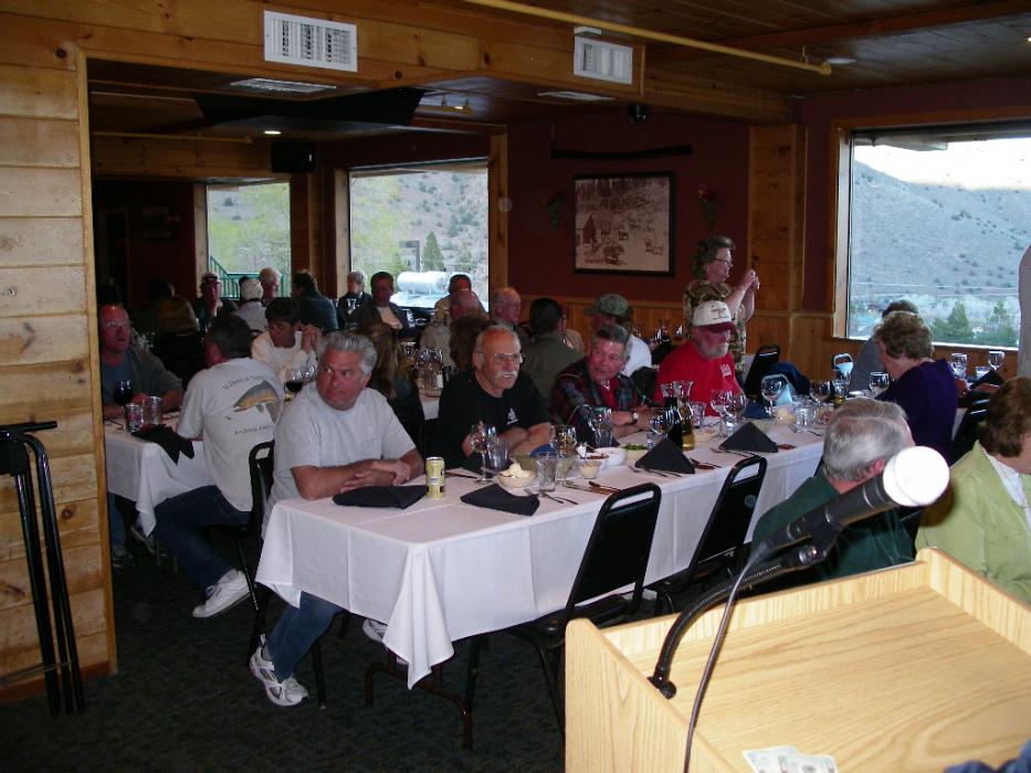 A small part of the dinner crowd at the annual banquet. Photo by Don Quilici