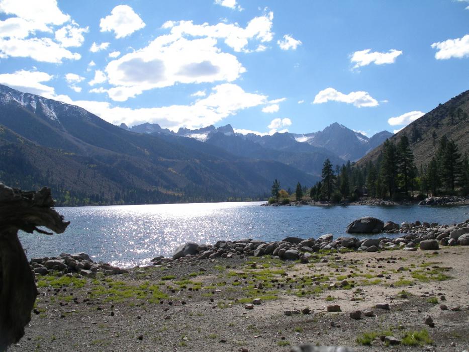 Lower Twin Lake, west of Bridgeport.  Photo by Elaine Quilici