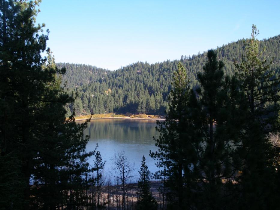 A glimpse of Spooner Lake on U.S. 50.  Photo by Elaine Quilici