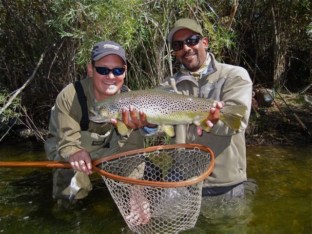The East Walker River can kick out huge browns in the spring. Photo by Tom Loe