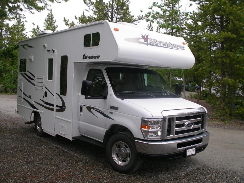 Our rented, 19-foot motor home in the Yukon. It was squeaky clean at the start of our 813 mile trek. Photo by Elaine Quilici