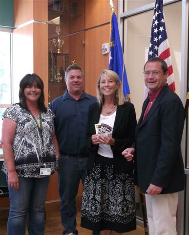 Left to right: Lani McKinley, Eric Von Schimmelmann, Karin Mracek and Patrick Tatro