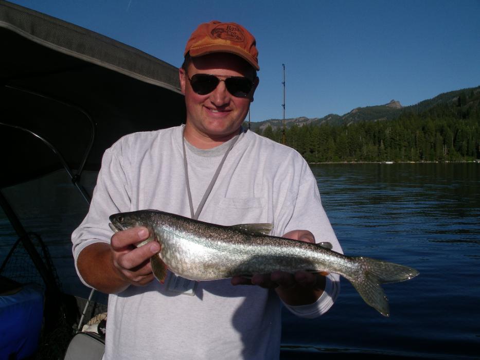 Thomas Strong of Carson City with his first Mackinaw. Photo by Don Quilici