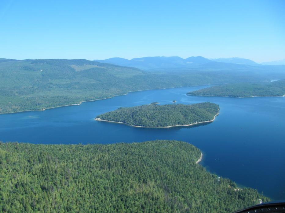 Part of the north arm of Quesnel Lake. Photo by Don Quilici