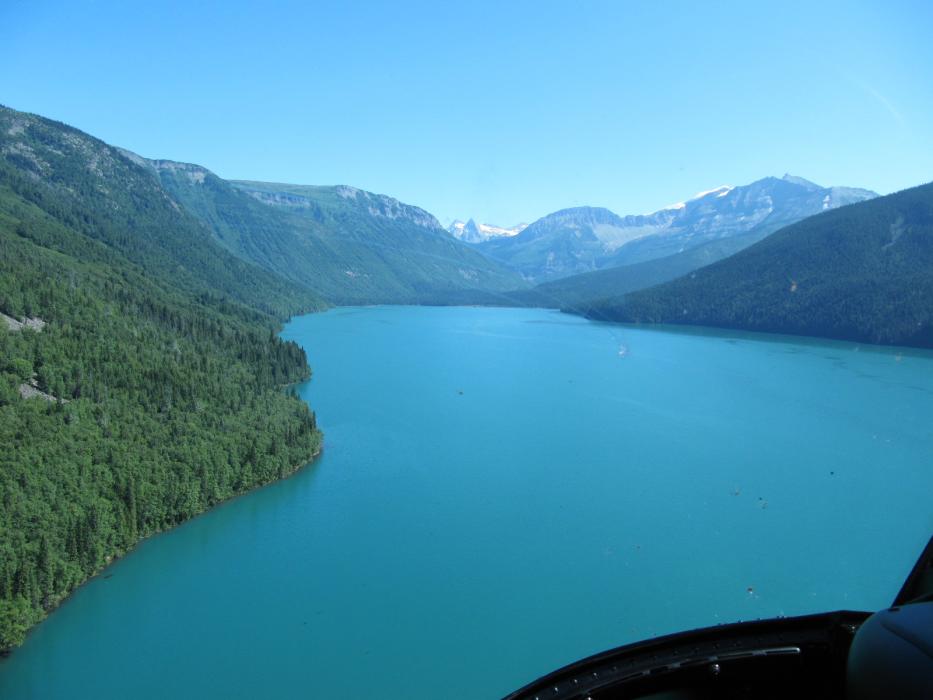 Looking toward the far end of Mitchell Lake.  Photo by Don Quilici
