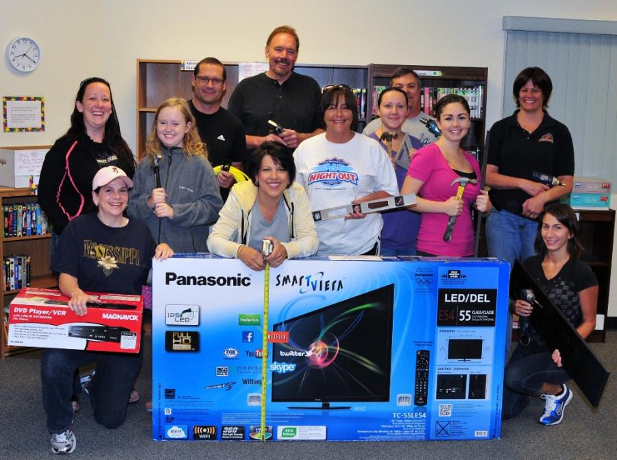 Chamber Leadership Institute Class revamps Senior Citizen Center Media Room