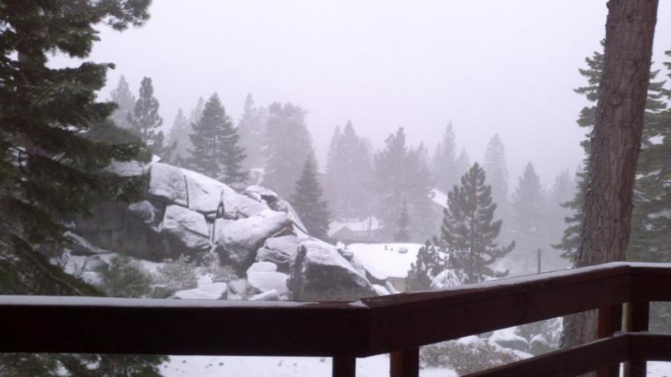 Upper Kingsbury looking out to Lake Tahoe