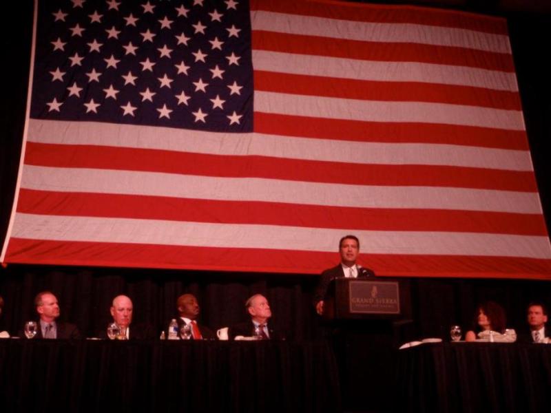 This is a photo from the 2011 Governor's Banquet.