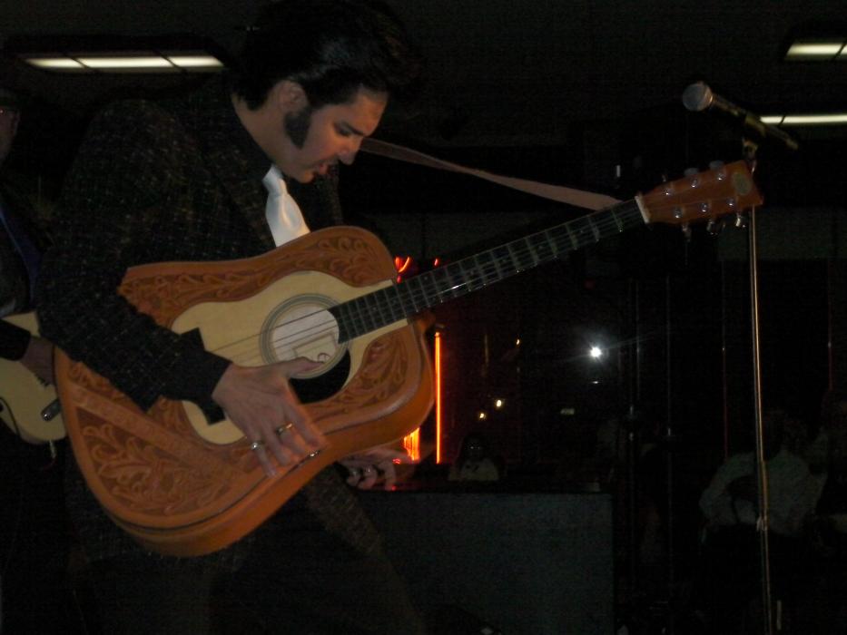 Donny Edwards as The King on Saturday at the Carson Nugget.