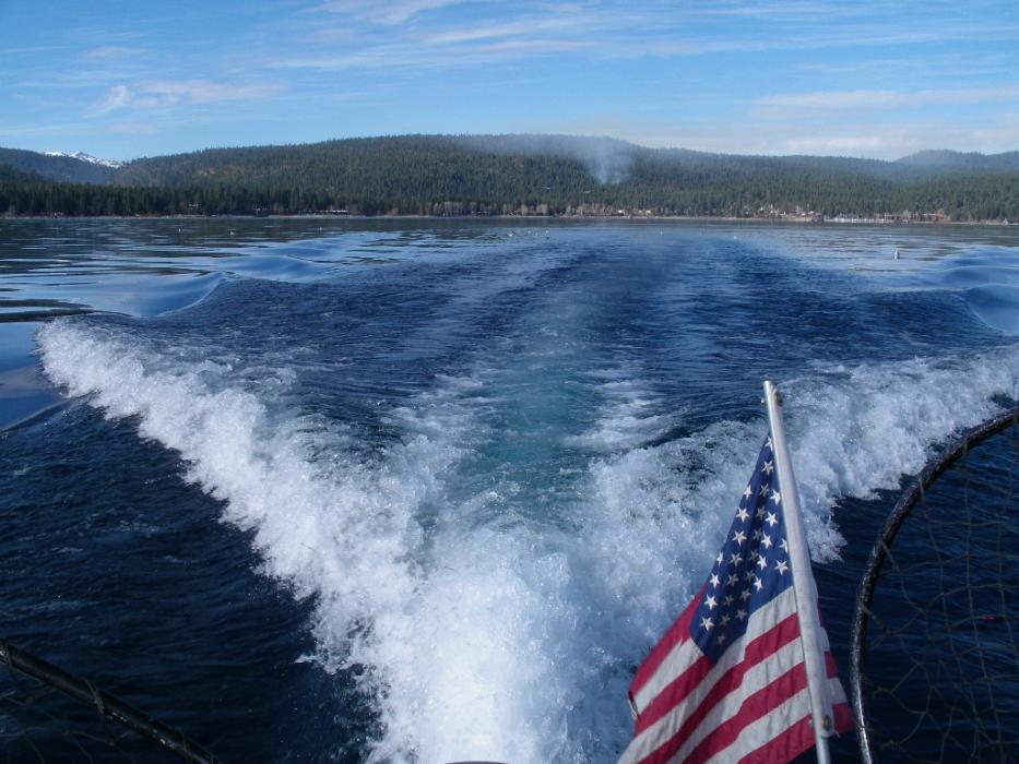 Going home after another successful fishing day at Tahoe. Photo by Don Quilici