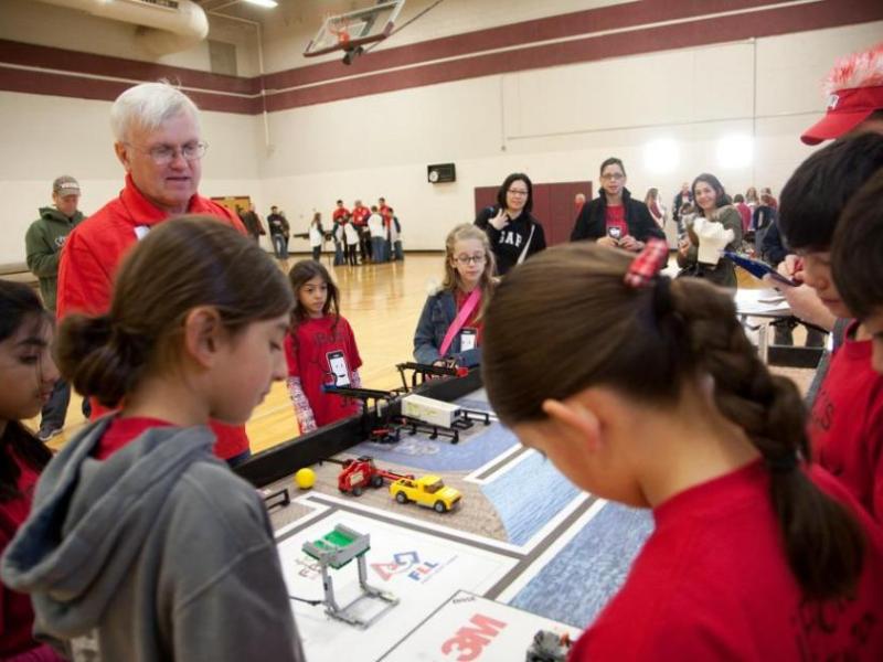 Judging at 2011 FLL Las Vegas event.
