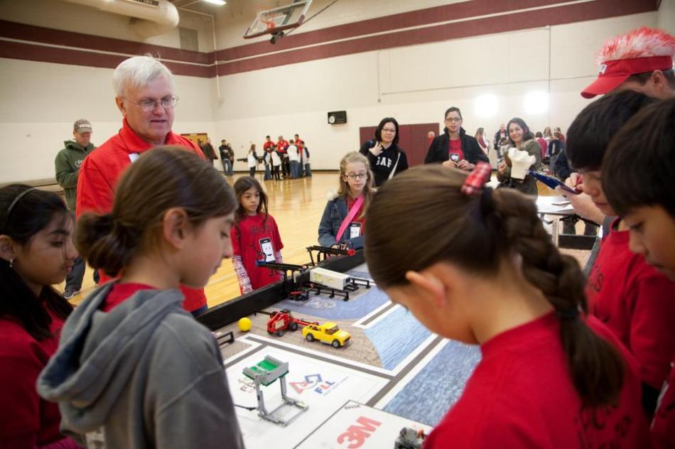 Judging at 2011 FLL Las Vegas event.
