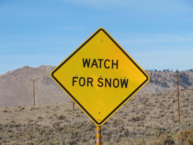 An interesting road sign in the summertime.  Photo by Elaine Quilici