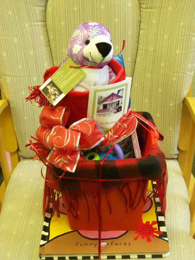 Wine Walk raffle prize from Pookie's Playhouse