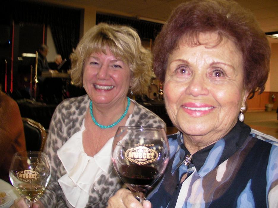 Lore Kahlke and Debbie Braun and a shout-out to the Lions Club.