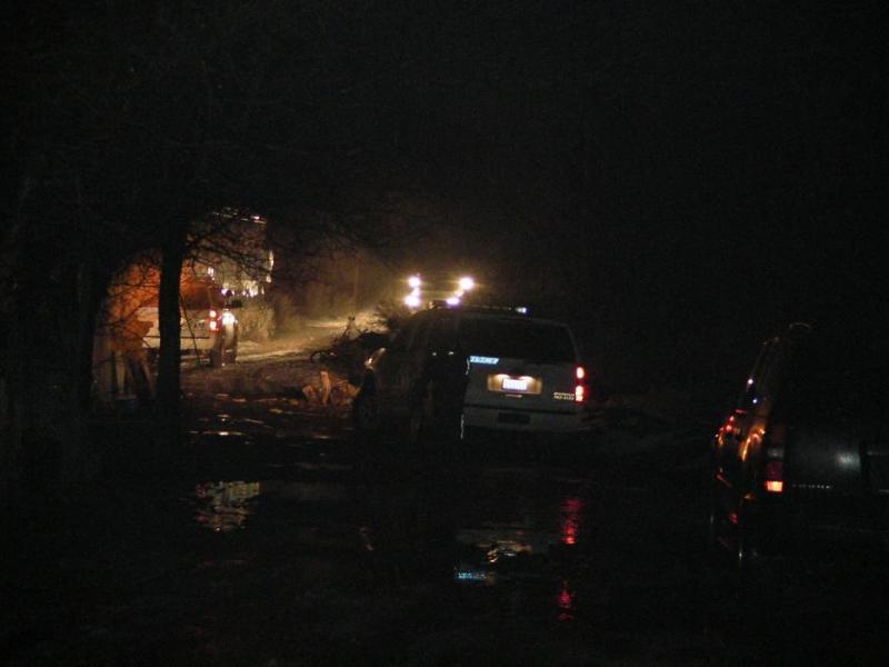 Officers were at the scene of a shooting Thursday night off of Oneida Street..