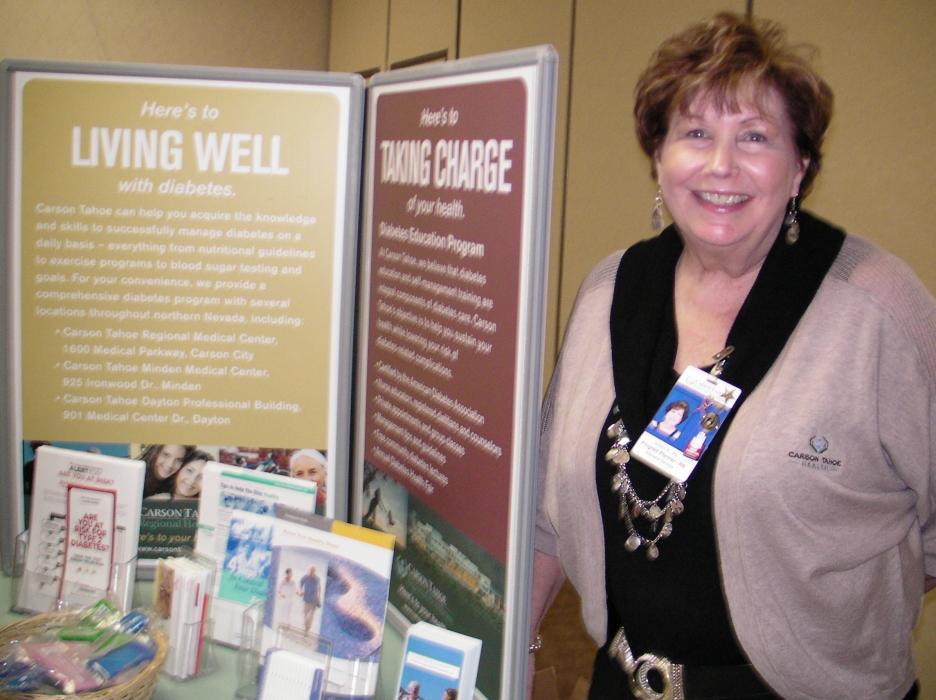 RN Nancy Raymond is the certified diabetes education coordinator for Carson Tahoe Regional Medical Center.