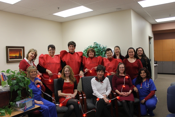 Physicians and staff at Carson Tahoe Cardiology show 