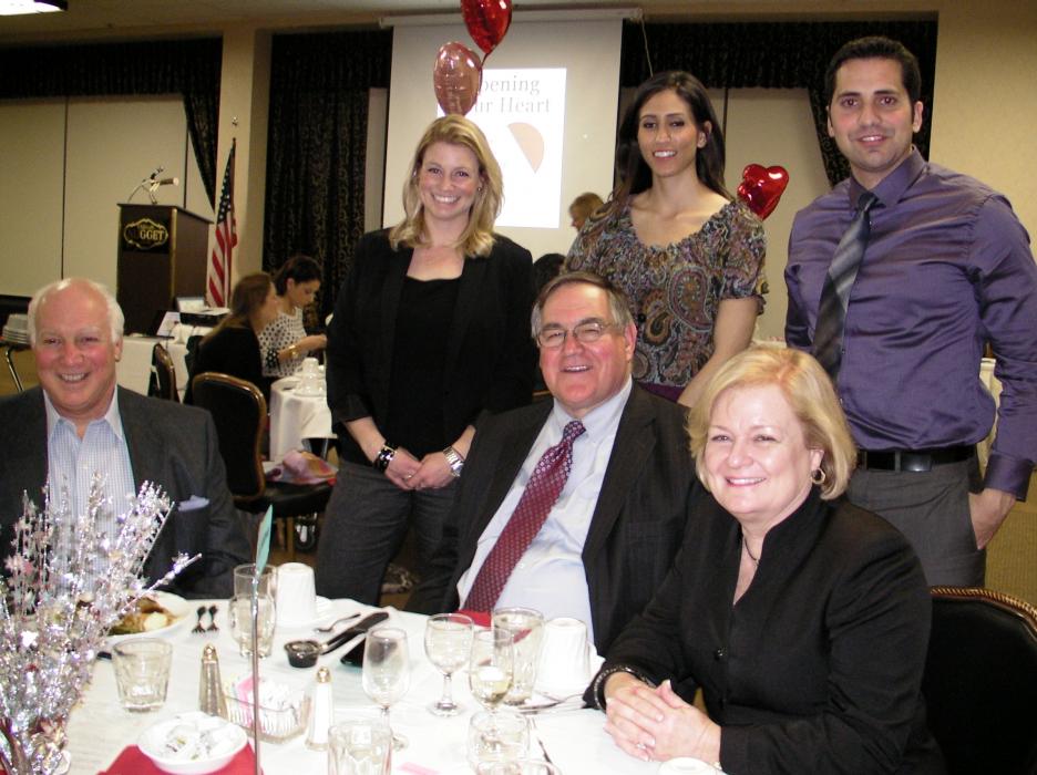 Attendees (back row) Erin McMullen, Silvia Villanueva, Omar Saucedo; front: Sam McMullen, George Ross, Mary Ellen McMullen.