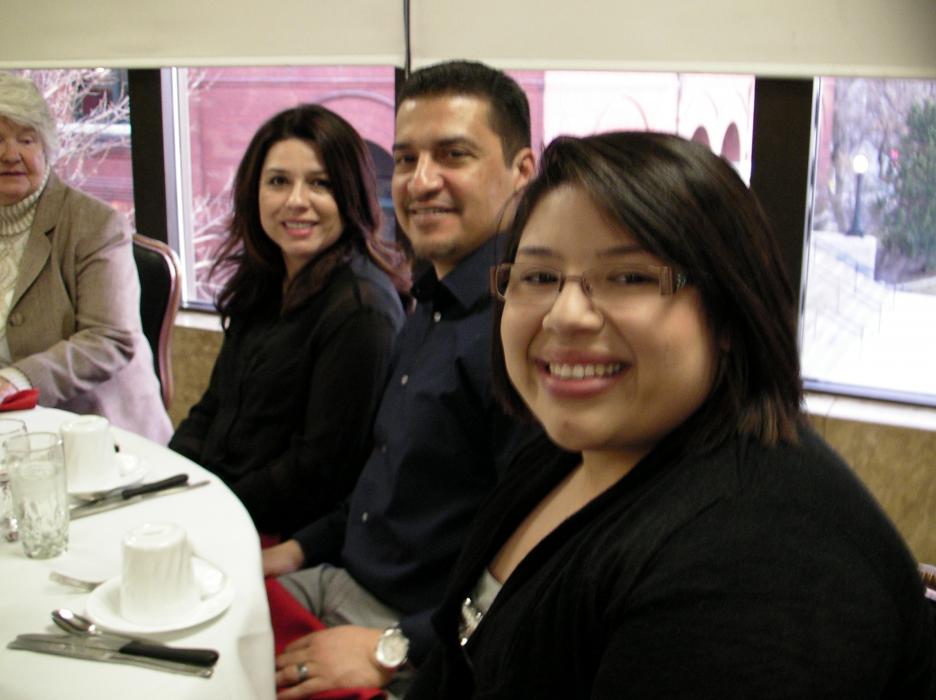 Emma Garcia, Michael and Delia Rodriguez and Marie McGloin.