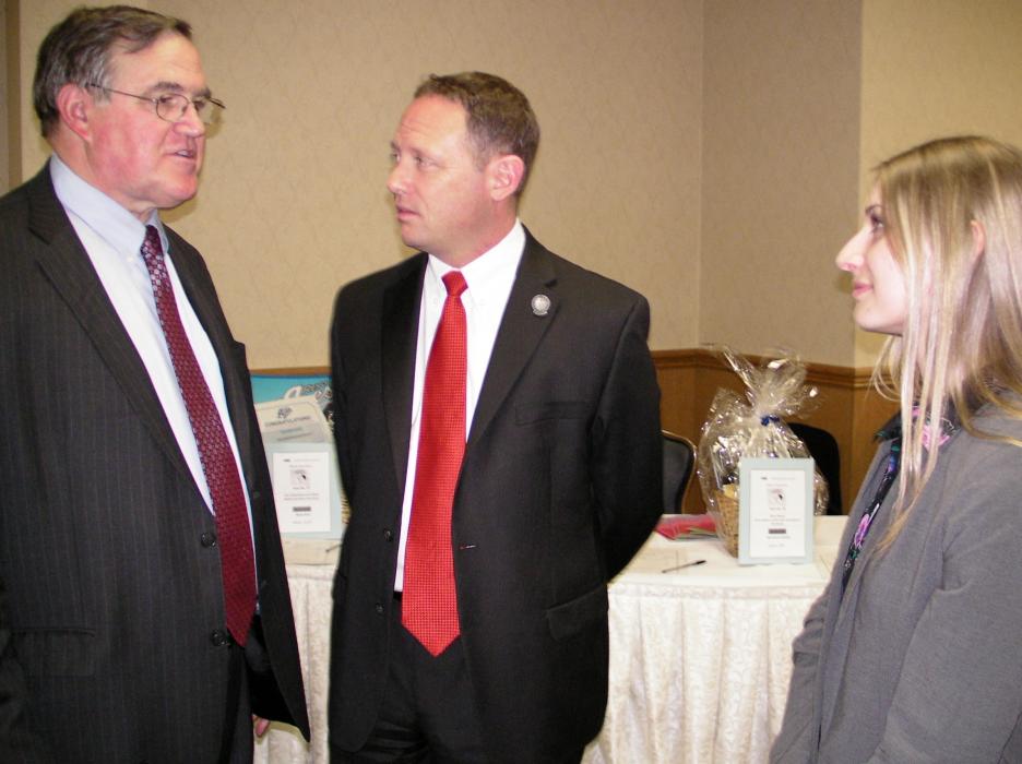 George Ross, Nevada Assemblyman Mike Sprinkle and Anni Glogovac.