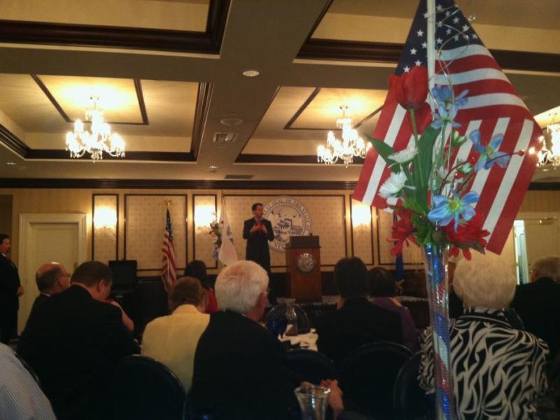 Wisconsin Gov. Scott Walker addresses Nevada's GOP Central Committee.
