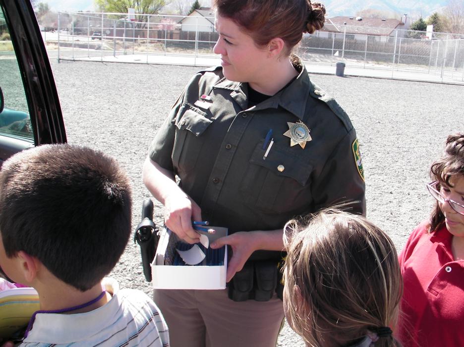 Deputy Jessica Rivera who is the school resource officer for Carson City.