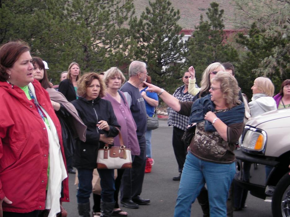 DMV employees were evacuated
