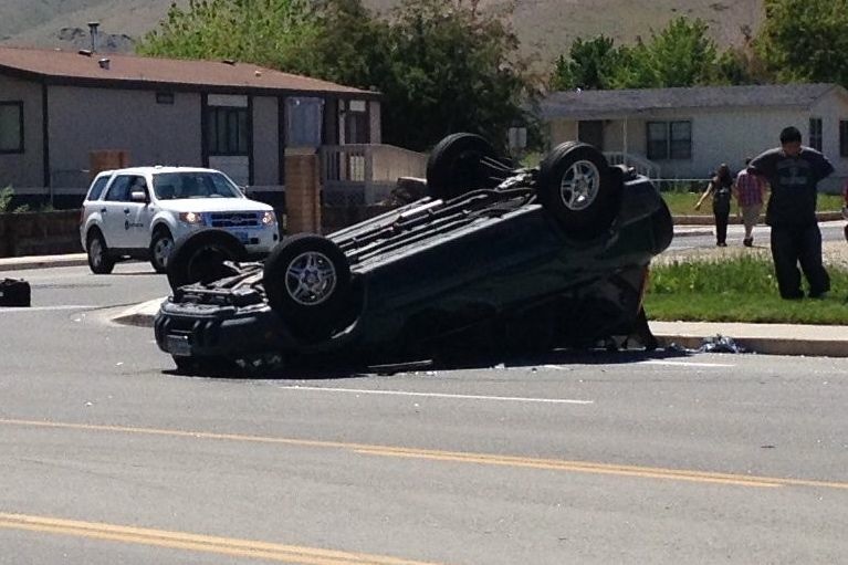 Miraculously no one was hurt. Photo by Tracy Caraway