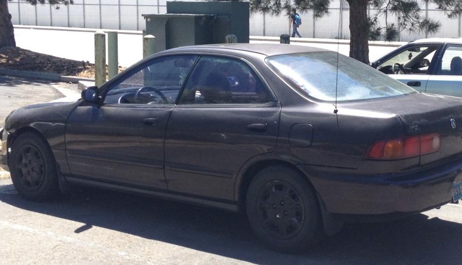 The other vehicle allegedly involved in the race. Photo by Tracy Caraway