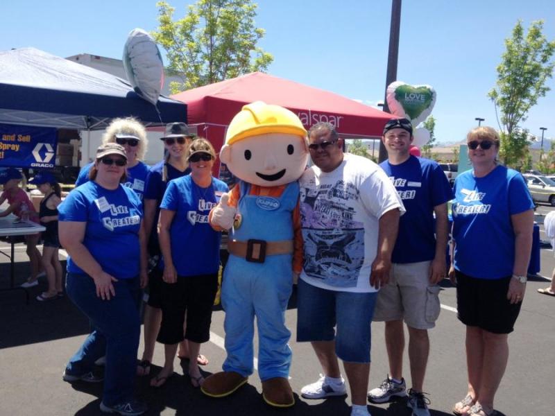 Greater Nevada Volunteering at Habitat for Humanity