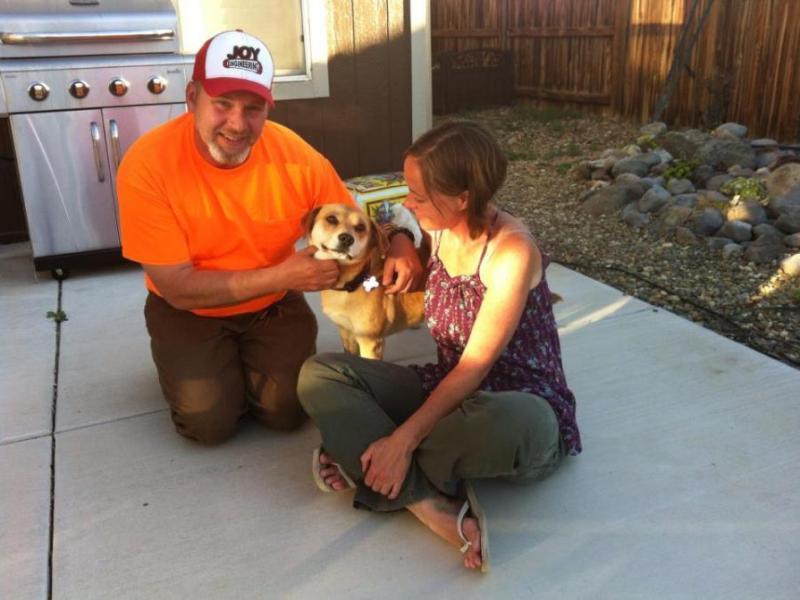 Murphy with his forever family!