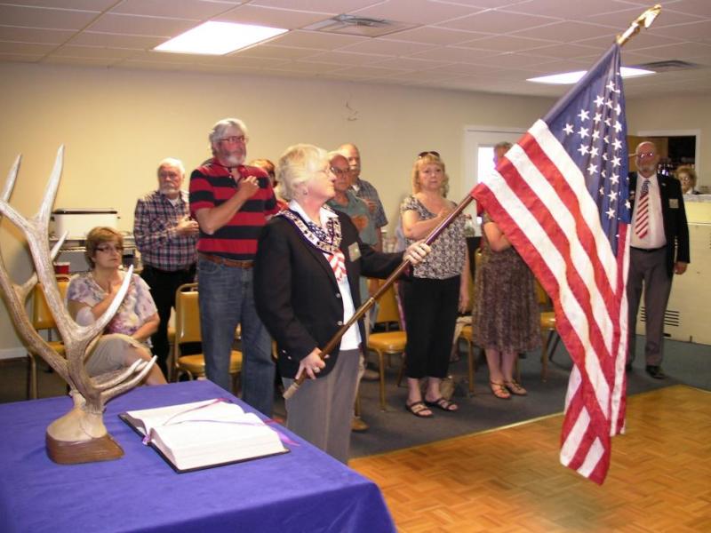 Recognizing the American flag on Flag Day. Photos by Jeff Munson