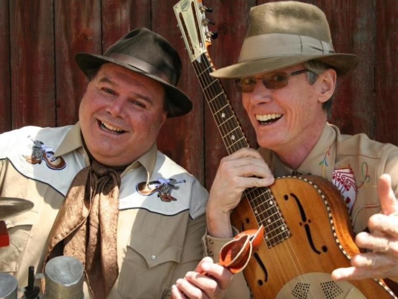 C.W. and Mr. Spoons are Steve Suwe, left, who is Mr. Spoons and Chris Bayer, who is C.W.