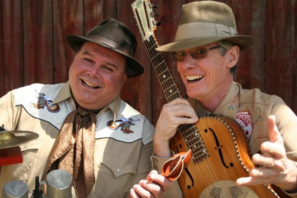 C.W. and Mr. Spoons are Steve Suwe, left, who is Mr. Spoons and Chris Bayer, who is C.W.
