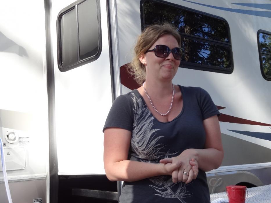 Judy Finkbeiner and her husband David are the owners and managers of the Lake Haven Resort. Photo by Elaine Quilici